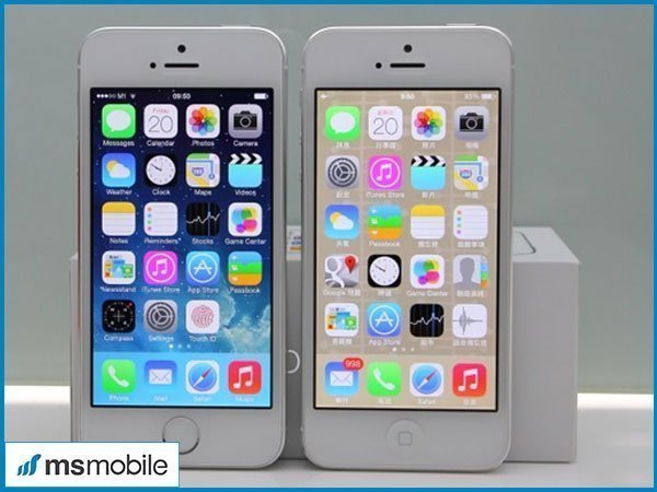 iPhone 5, 5s có thiết kế với khung viền bằng kim loại cao cấp
