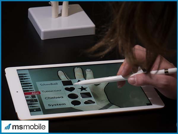 Bút Apple Spencil trên iPad 9,7 inch (2018)