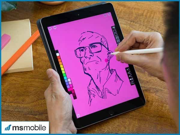 iPad 9.7 2018 hỗ trợ bút Apple Pencil