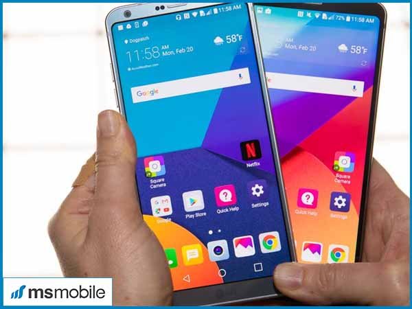Màn hình xuất sắc trên chiếc LG G6