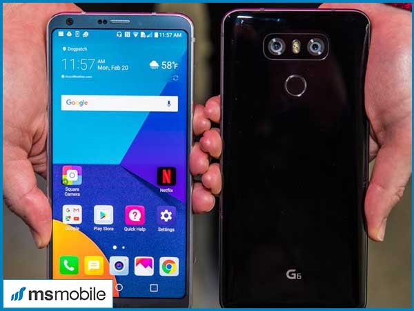 LG G6 có viền màn hình thiết kế mỏng, sang trọng 