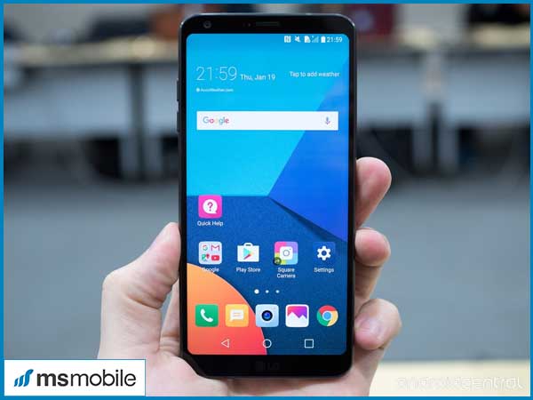 Màn hình của LG G6 hiển thị tốt hơn  phiên bản trước