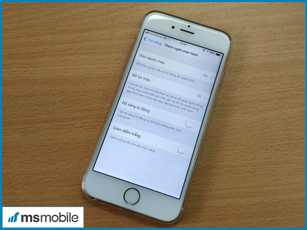 Chế độ Auto Brightness trên iPhone