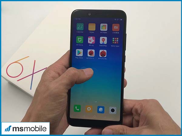 Chất liệu và màn hình của Xiaomi Mi 6x