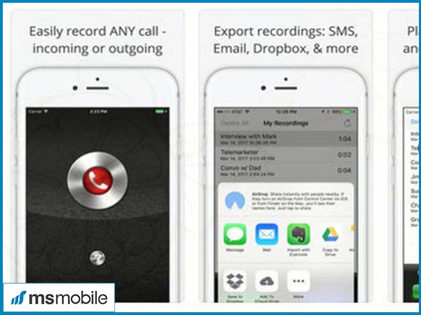 Call Recorder Lite cho iPhone