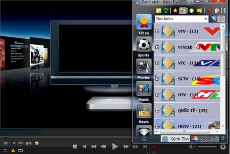 Giới thiệu các phần mềm xem tivi tốt nhất