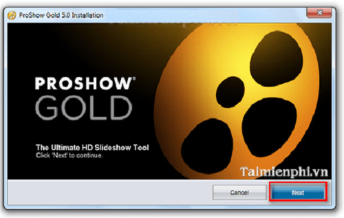 Hướng dẫn cài đặt Proshow gold