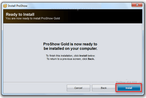Hướng dẫn cài đặt Proshow gold
