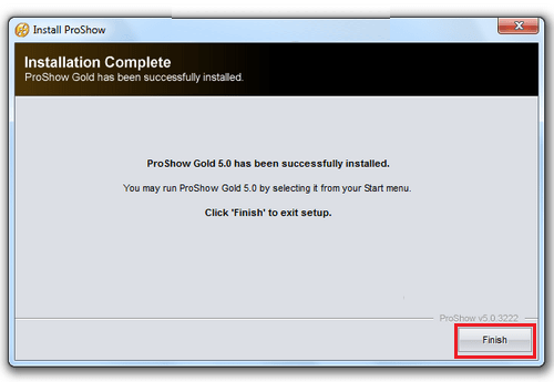 Hướng dẫn cài đặt Proshow gold
