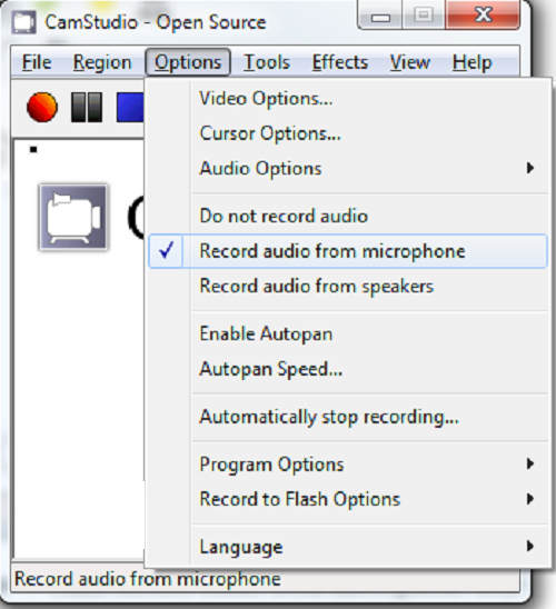 Giới thiệu phần mềm quay màn hình CamStudio
