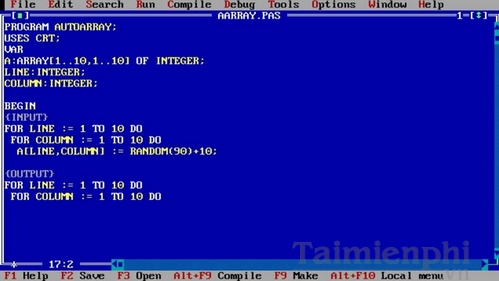 Hướng dẫn cách tải Turbo Pascal cho dân lập trình Pascal