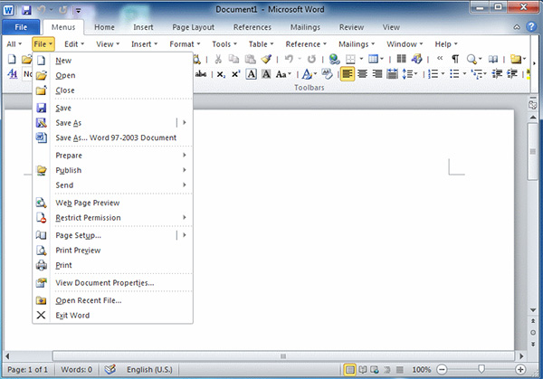 Microsoft Word 2010: Bộ soạn thảo văn bản được nhiều người ưa dùng