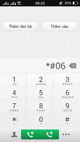 Cách check imei oppo F1S đơn giản nhất