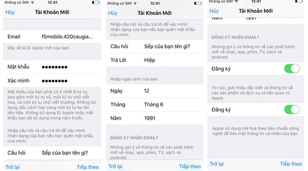 Hướng dẫn cách đăng ký itunes