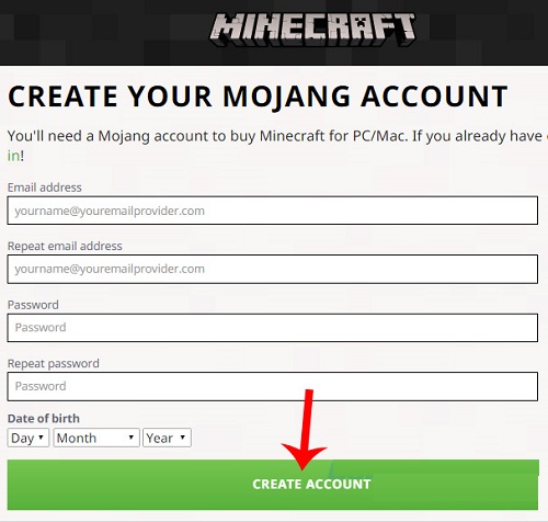 Hướng dẫn tạo tài khoản Minecraft trên máy tính đơn giản và nhanh chóng