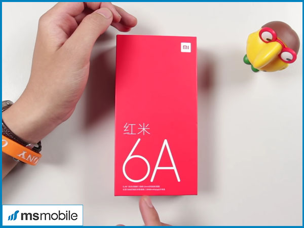 Kiểm tra vỏ hộp Xiaomi Redmi 6a