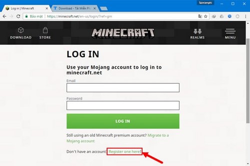 Hướng dẫn tạo tài khoản Minecraft trên máy tính đơn giản và nhanh chóng