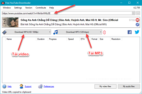 Các phầm mềm tải video Youtube nhanh chóng cho máy tính