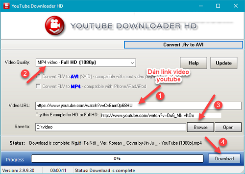 Các phầm mềm tải video Youtube nhanh chóng cho máy tính