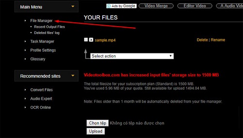 Hướng dẫn nối video online