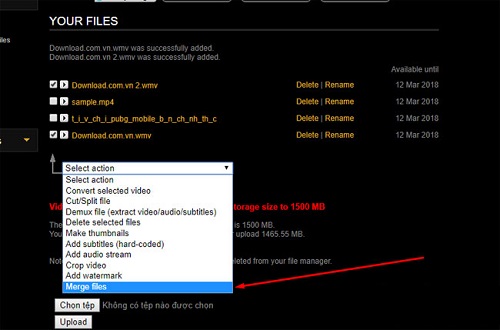 Hướng dẫn nối video online