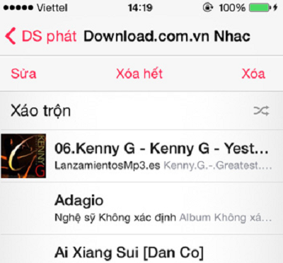 Cách xóa nhạc trên iPhone bằng iTunes