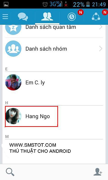 Hướng dẫn cách tìm bạn trên Zalo