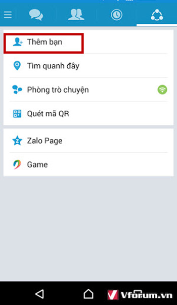 Hướng dẫn cách tìm bạn trên Zalo