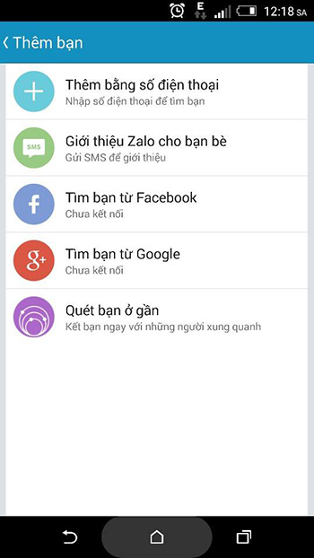 Hướng dẫn cách tìm bạn trên Zalo