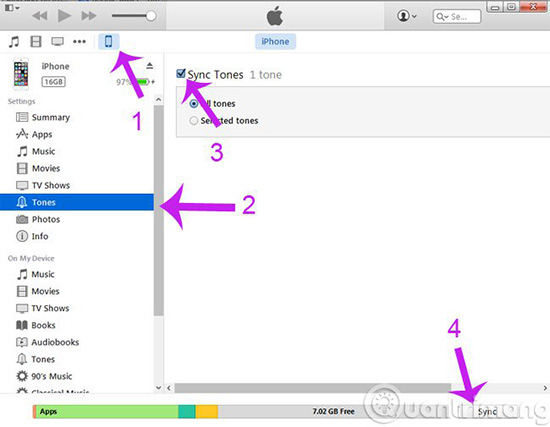 Hướng dẫn tạo nhạc chuông Iphone