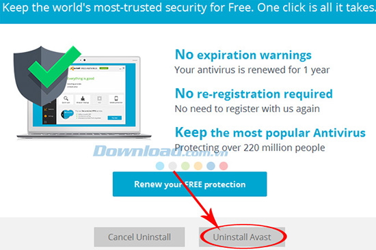 Các bước gỡ bỏ phần mềm Avast Free Antivirus đơn giản, dễ thực hiện