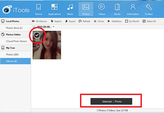 Cách xóa album ảnh trên iPhone, iPad, iPod bằng iTunes