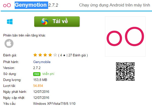 Hướng dẫn cách cài genymotion vô cùng đơn giản