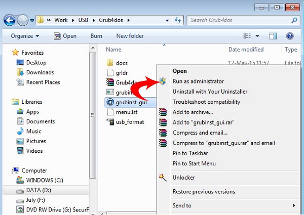 Tổng hợp thông tin về Grub4Dos và cách tạo USB Boot bằng Grub4Dos