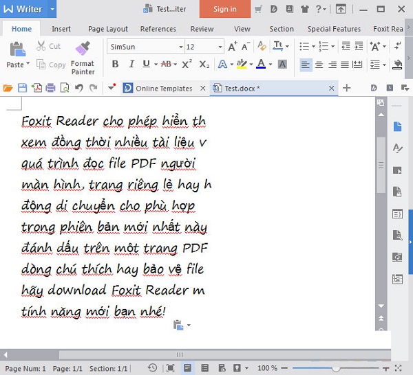 Hướng dẫn cách Copy File PDF, sao chép nội dung dữ liệu PDF sang file Word bằng Foxit Reader