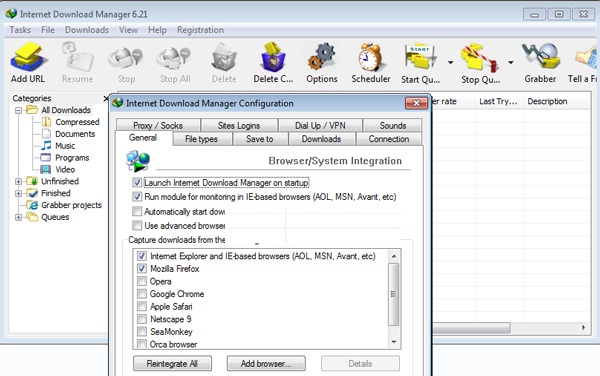 Khắc phục lỗi IDM không bắt link tải file, tải video, tải nhạc dễ dàng nhất