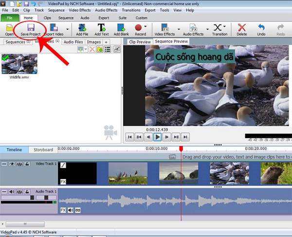 Cách làm phụ đề cho video bằng phàn mềm VideoPad