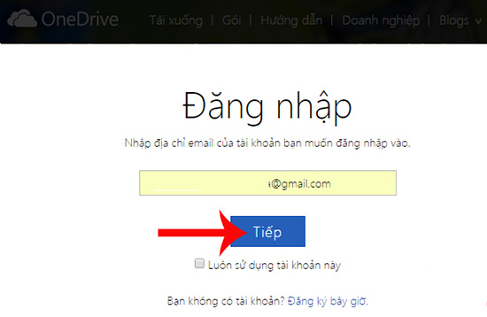 Hướng dẫn đăng ký tài khoản OneDrive và sử dụng OneDrive lưu dữ liệu