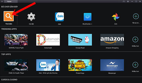 Hướng dẫn sử dụng BlueStacks 2 trên máy tính