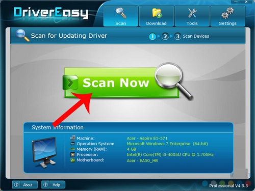 Hướng dẫn sử dụng DriverEasy để tìm và cài đặt driver cho máy tính