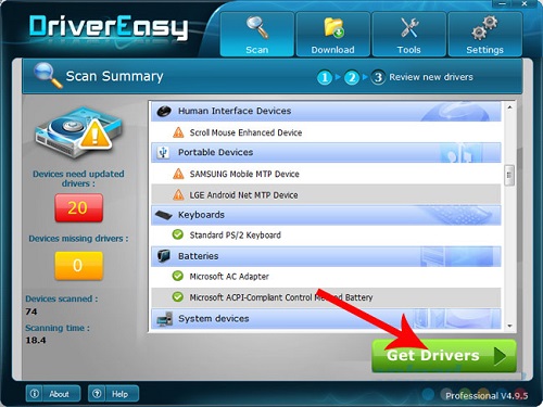 Hướng dẫn sử dụng DriverEasy để tìm và cài đặt driver cho máy tính