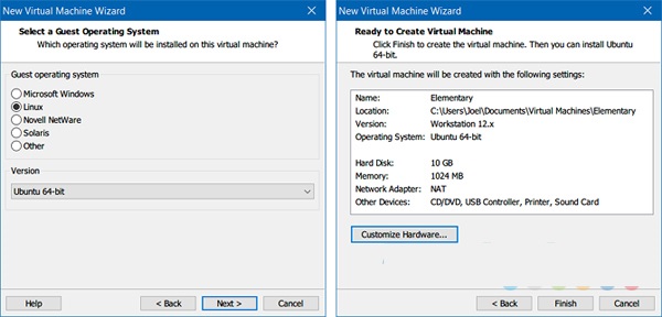So sánh 2 phần mềm VirtualBox và VMware Player