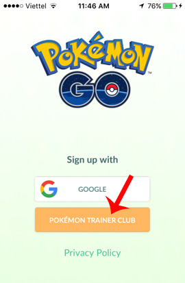 Hướng dẫn tạo tài khoản Pokemon Trainer Club trên điện thoại nhanh nhất