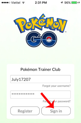 Hướng dẫn tạo tài khoản Pokemon Trainer Club trên điện thoại nhanh nhất