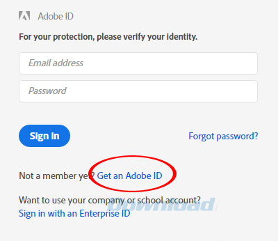 Hướng dẫn tạo tài khoản Adobe cho người mới dùng