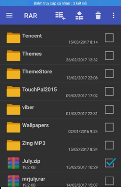 Hướng dẫn cách giải nén file trên Android bằng ứng dụng RAR