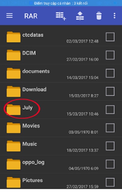 Hướng dẫn cách giải nén file trên Android bằng ứng dụng RAR