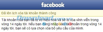 Hướng dẫn cách xóa tài khoản Facebook trên điện thoại