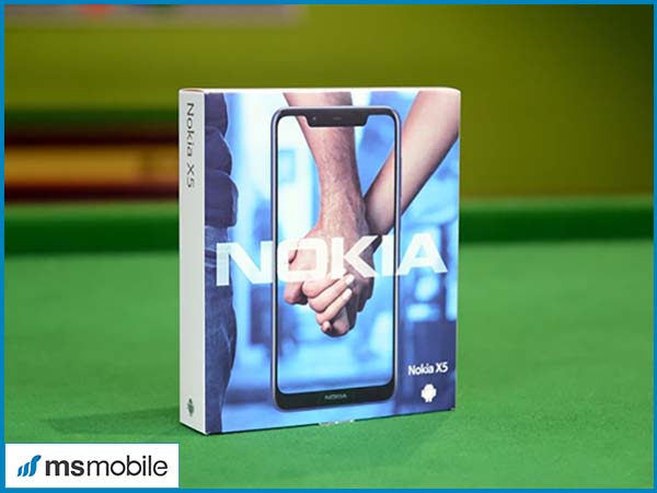 Ngôn ngữ thiết kế chạy theo xu hướng 2018 trên Nokia X5