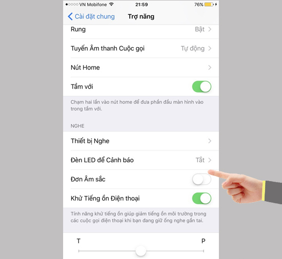 Bật đèn Flash khi có cuộc gọi đến trên điện thoại iPhone iPad